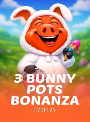 3 Bunny Pots Bonanza