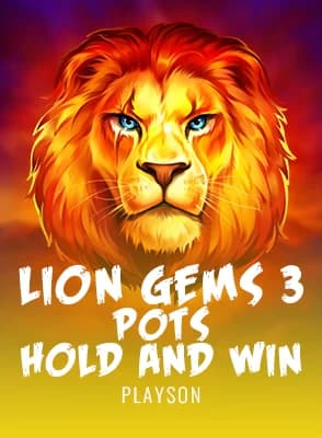 Lion Gems 3 Pots: Hold and Win